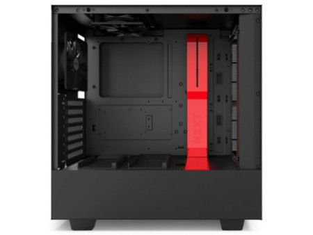 Gabinete Gamer NZXT H500, Mid Tower, Com 2 Fans, Vidro Temperado, White, Sem Fonte, CA-H500B-W1