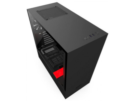 Gabinete Gamer NZXT H500, Mid Tower, Com 2 Fans, Vidro Temperado, White, Sem Fonte, CA-H500B-W1