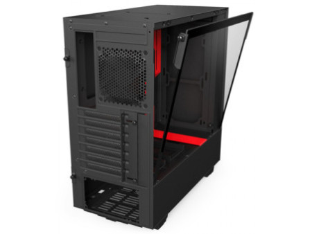 Gabinete Gamer NZXT H500, Mid Tower, Com 2 Fans, Vidro Temperado, White, Sem Fonte, CA-H500B-W1