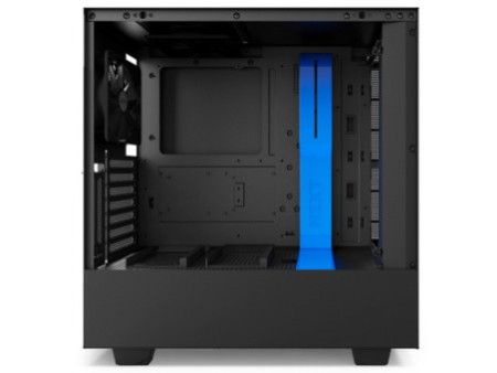 Gabinete Gamer NZXT H500I, Mid Tower, Com 2 Fans, Vidro Temperado, Black-Red, Sem Fonte, CA-H500W-BR