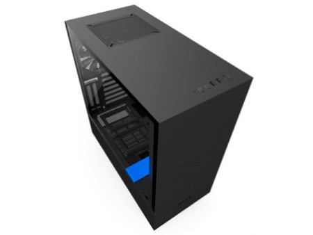 Gabinete Gamer NZXT H500I, Mid Tower, Com 2 Fans, Vidro Temperado, Black-Red, Sem Fonte, CA-H500W-BR