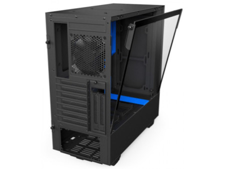 Gabinete Gamer NZXT H500I, Mid Tower, Com 2 Fans, Vidro Temperado, Black-Red, Sem Fonte, CA-H500W-BR