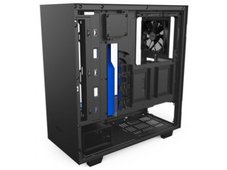 Gabinete Gamer NZXT H500I, Mid Tower, Com 2 Fans, Vidro Temperado, Black-Red, Sem Fonte, CA-H500W-BR