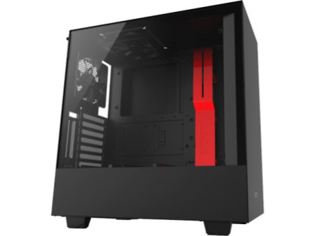 Gabinete Gamer NZXT H500I, Mid Tower, Com 2 Fans, Vidro Temperado, White, Sem Fonte, CA-H500W-W1