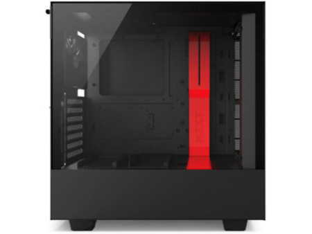 Gabinete Gamer NZXT H500I, Mid Tower, Com 2 Fans, Vidro Temperado, White, Sem Fonte, CA-H500W-W1