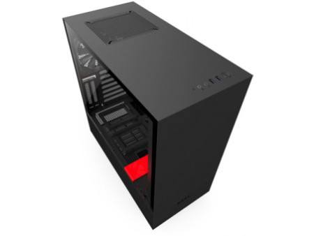 Gabinete Gamer NZXT H500I, Mid Tower, Com 2 Fans, Vidro Temperado, White, Sem Fonte, CA-H500W-W1
