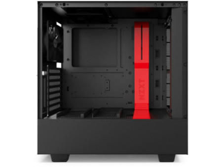 Gabinete Gamer NZXT H500I, Mid Tower, Com 2 Fans, Vidro Temperado, White, Sem Fonte, CA-H500W-W1