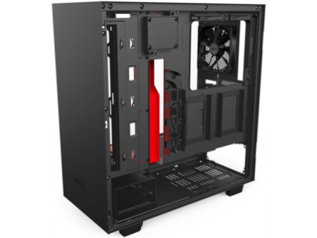 Gabinete Gamer NZXT H500I, Mid Tower, Com 2 Fans, Vidro Temperado, White, Sem Fonte, CA-H500W-W1