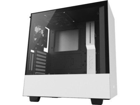 Gabinete Gamer NZXT H500I, Mid Tower, Com 2 Fans, Vidro Temperado, Black, Sem Fonte, CA-H500W-B1