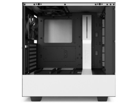 Gabinete Gamer NZXT H500I, Mid Tower, Com 2 Fans, Vidro Temperado, Black, Sem Fonte, CA-H500W-B1