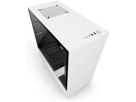Gabinete Gamer NZXT H500I, Mid Tower, Com 2 Fans, Vidro Temperado, Black, Sem Fonte, CA-H500W-B1