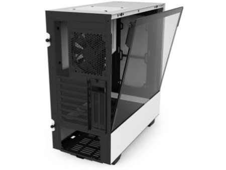 Gabinete Gamer NZXT H500I, Mid Tower, Com 2 Fans, Vidro Temperado, Black, Sem Fonte, CA-H500W-B1
