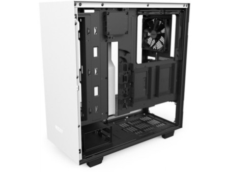 Gabinete Gamer NZXT H500I, Mid Tower, Com 2 Fans, Vidro Temperado, Black, Sem Fonte, CA-H500W-B1