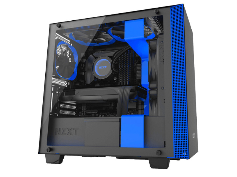Gabinete Gamer NZXT H400I, Mid Tower, Com 3 Fans, Vidro Temperado, White, Sem Fonte, CA-H400W-WB