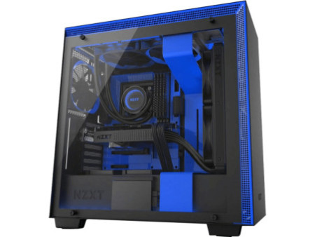 Gabinete Gamer NZXT H700i, Mid Tower, Com 4 Fans, Vidro Temperado, Black-Red, Sem Fonte, CA-H700W-BR
