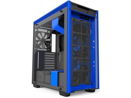 Gabinete Gamer NZXT H700i, Mid Tower, Com 4 Fans, Vidro Temperado, Black-Red, Sem Fonte, CA-H700W-BR