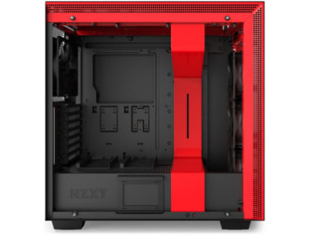 Gabinete Gamer NZXT S340 Elite, Mid Tower, Com 2 Fans, Vidro Temperado, Black-Blue, Sem Fonte, CA-S340W-B5