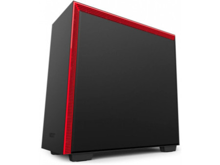 Gabinete Gamer NZXT S340 Elite, Mid Tower, Com 2 Fans, Vidro Temperado, Black-Blue, Sem Fonte, CA-S340W-B5