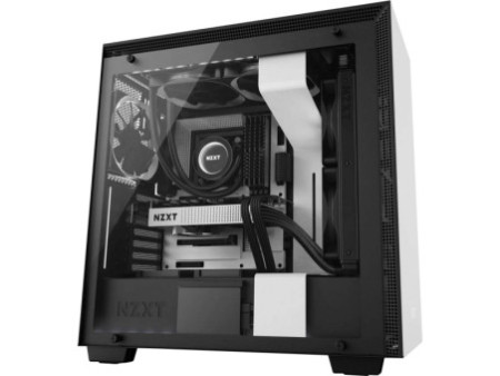 Gabinete Gamer NZXT S340 Elite, Mid Tower, Com 2 Fans, Vidro Temperado, Black, Sem Fonte, CA-S340W-B3