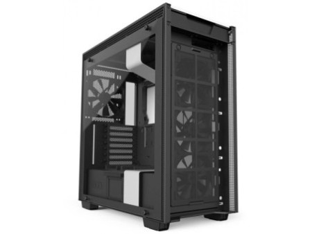 Gabinete Gamer NZXT S340 Elite, Mid Tower, Com 2 Fans, Vidro Temperado, Black, Sem Fonte, CA-S340W-B3