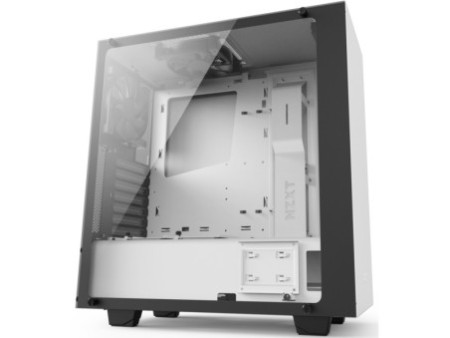 Gabinete Gamer NZXT S340 Elite, Mid Tower, Vidro Temperado, Black-Red, Sem Fonte, Com 2 Fans, CA-S340W-B4