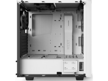 Gabinete Gamer NZXT S340 Elite, Mid Tower, Vidro Temperado, Black-Red, Sem Fonte, Com 2 Fans, CA-S340W-B4