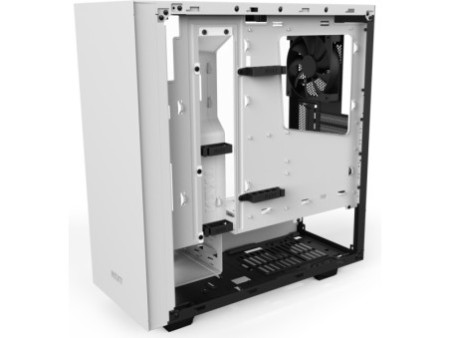 Gabinete Gamer NZXT S340 Elite, Mid Tower, Vidro Temperado, Black-Red, Sem Fonte, Com 2 Fans, CA-S340W-B4