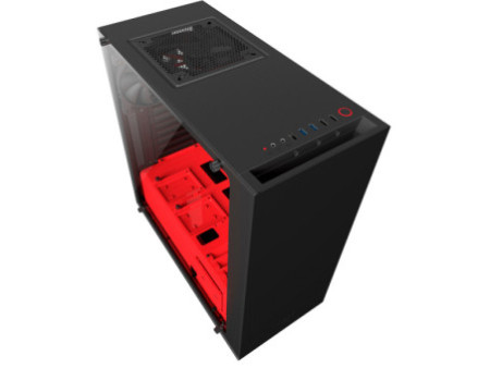 Gabinete NZXT S340 Razer Edition Mid Tower Sem Fonte, CA-S340W-RA