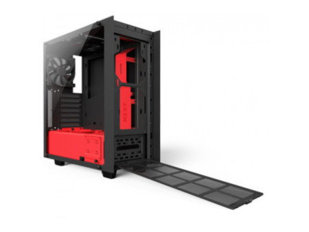 Gabinete NZXT S340 Razer Edition Mid Tower Sem Fonte, CA-S340W-RA