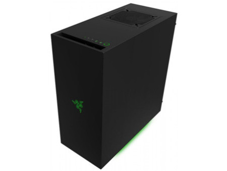 Gabinete Gamer NZXT S340, Mid Tower, Com 2 Fans, Vidro Temperado, Black-Blue, Sem Fonte, CA-S340MB-GB
