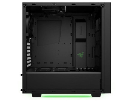 Gabinete Gamer NZXT S340, Mid Tower, Com 2 Fans, Vidro Temperado, Black-Blue, Sem Fonte, CA-S340MB-GB