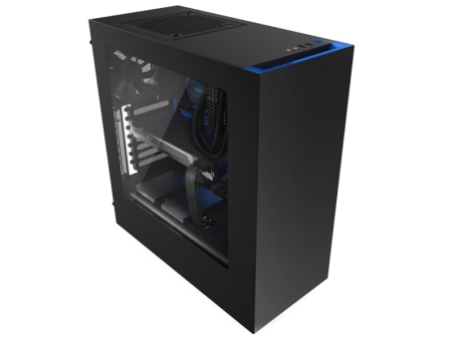 Gabinete Gamer NZXT S340, Mid Tower, Com 2 Fans, Vidro Temperado, Black-Red, Sem Fonte, CA-S340MB-GR