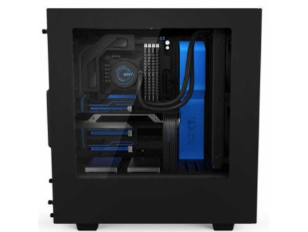 Gabinete Gamer NZXT S340, Mid Tower, Com 2 Fans, Vidro Temperado, Black-Red, Sem Fonte, CA-S340MB-GR