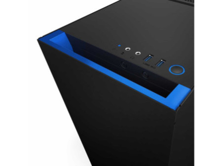 Gabinete Gamer NZXT S340, Mid Tower, Com 2 Fans, Vidro Temperado, Black-Red, Sem Fonte, CA-S340MB-GR