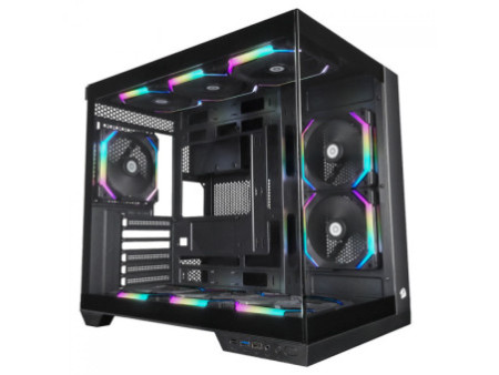 Gabinete Gamer Redragon Reflect Pro, Mid Tower, Vidro Temperado, E-ATX, Sem Fonte, Sem Fans, Preto, CA-607B