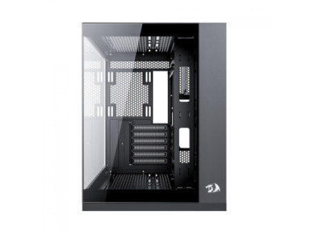 Gabinete Gamer Redragon Reflect Pro, Mid Tower, Vidro Temperado, E-ATX, Sem Fonte, Sem Fans, Preto, CA-607B
