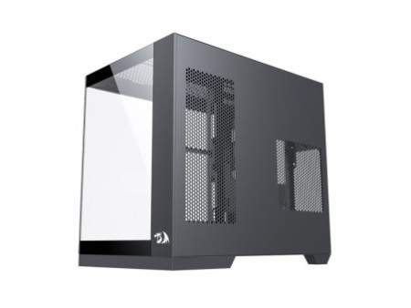 Gabinete Gamer Redragon Reflect Pro, Mid Tower, Vidro Temperado, E-ATX, Sem Fonte, Sem Fans, Preto, CA-607B