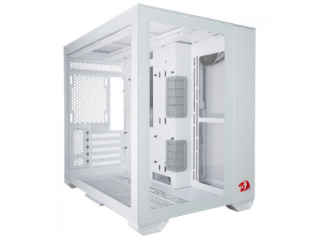 Gabinete Gamer Redragon Skyfire, Mid Tower, Vidro Temperado, Black, Sem Fonte, Sem Fan, GC-XA211