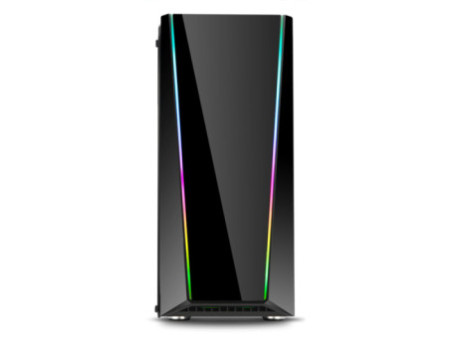 Gabinete Gamer Redragon Wideload, Mid Tower, Vidro Temperado, Black, Sem fonte, Sem fan, GC-802-1