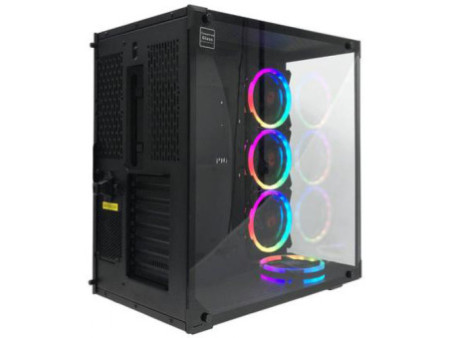 Gabinete Gamer Redragon Bluestreak, Mid Tower, Vidro Temperado, Black, Sem Fonte, Sem Fan, GC-MA211