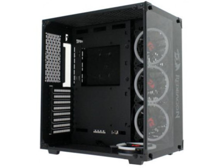 Gabinete Gamer Redragon Bluestreak, Mid Tower, Vidro Temperado, Black, Sem Fonte, Sem Fan, GC-MA211