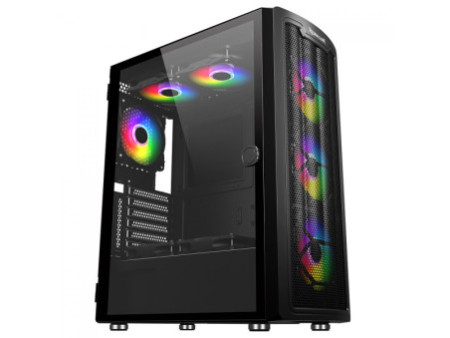 Gabinete Gamer Redragon Megatron, Mid Tower, Vidro Temperado, White, ATX, Sem Fonte, Sem Fans, GC-705W