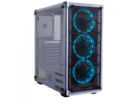 Gabinete Gamer Redragon, Wheel Jack, Mid Tower, Vidro Temperado, Black, Sem Fonte, Sem Fan, GC-606BK