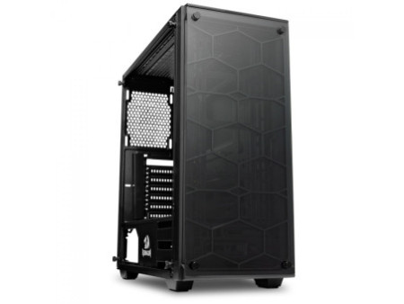Gabinete Gamer ReDragon Infernal Dragon Strafe, Mid Tower, Vidro Temperado, Black, ATX, Sem Fonte, Sem Fan, GC-706IF