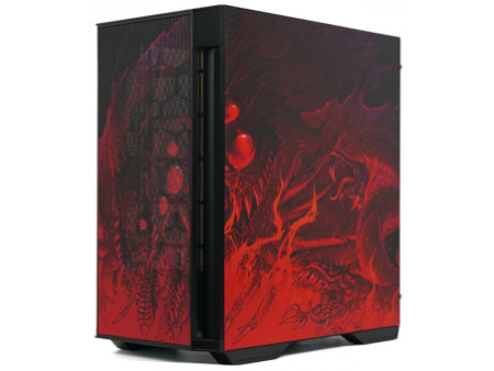 Gabinete Gamer Redragon Megatron, Mid Tower, Vidro Temperado, Black, ATX, Sem Fonte, Sem Fans, GC-705B