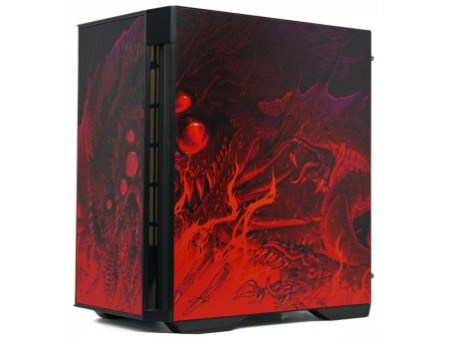 Gabinete Gamer Redragon Megatron, Mid Tower, Vidro Temperado, Black, ATX, Sem Fonte, Sem Fans, GC-705B