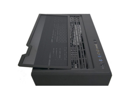 Gabinete Gamer Redragon Megatron, Mid Tower, Vidro Temperado, Black, ATX, Sem Fonte, Sem Fans, GC-705B