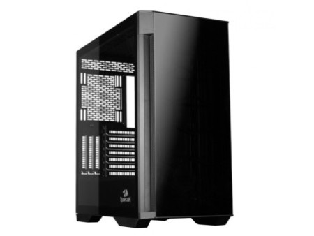 Gabinete Gamer Redragon Starscream, Mid Tower, Vidro Temperado, Black, Sem Fonte, Sem Fan, GC-610B