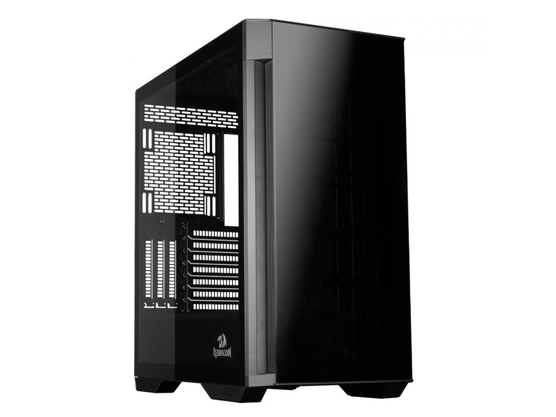 Gabinete Gamer Redragon Starscream, Mid Tower, Vidro Temperado, Black, Sem Fonte, Sem Fan, GC-610B