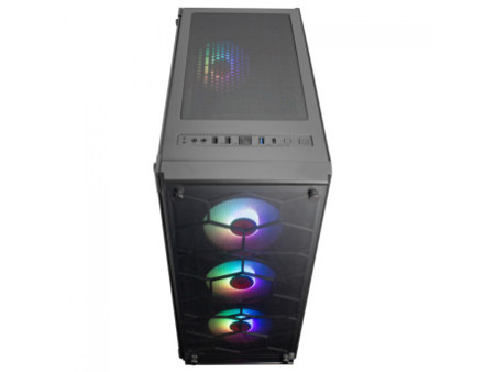 Gabinete Gamer Redragon Grapple, Mid Tower, Vidro Temperado, White, GC-607WH, Sem Fonte, Sem Fan